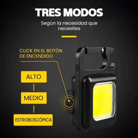 Mini Linterna Llavero Led Recargable