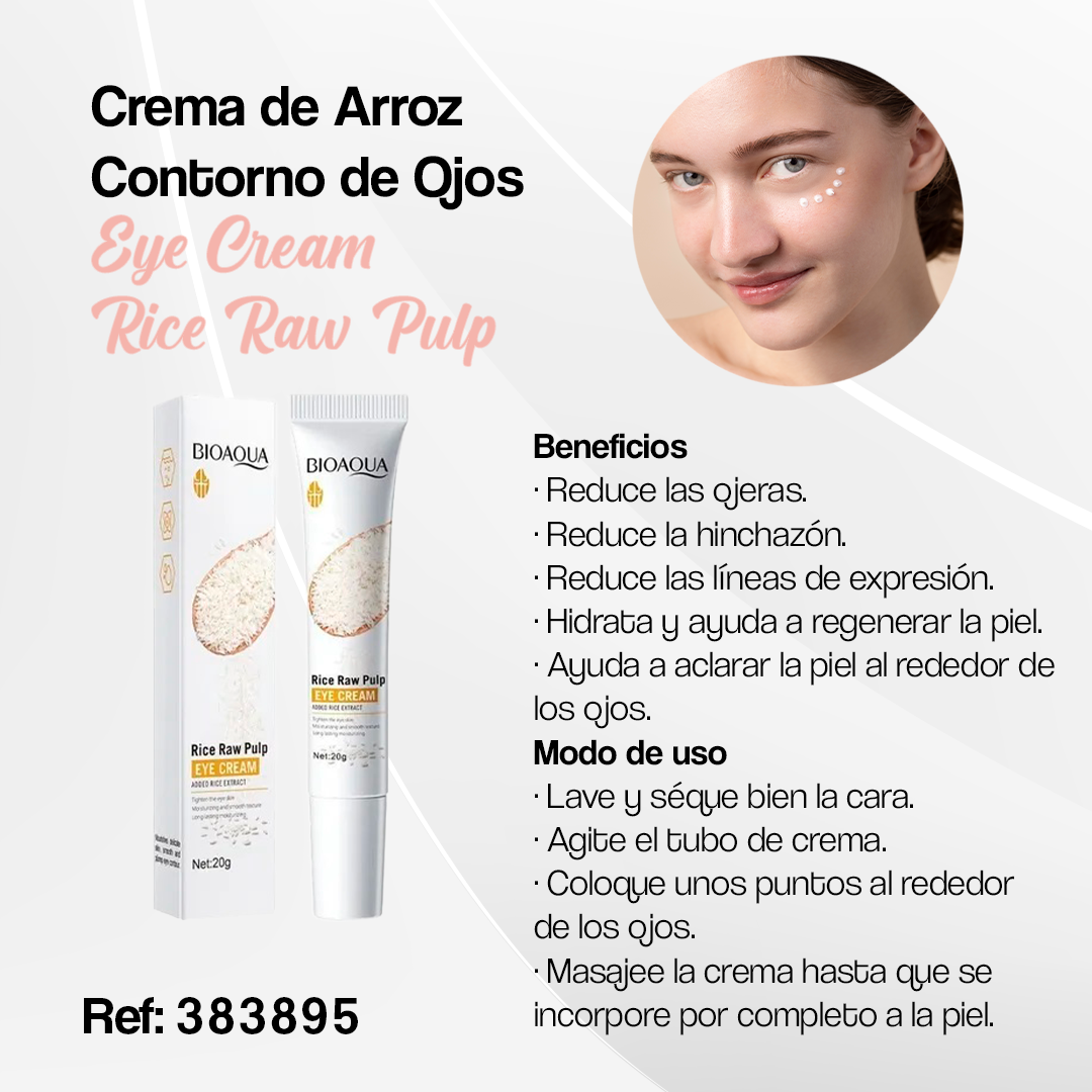 CREMA CONTORNO OJOS DE ARROZ - Bioaqua