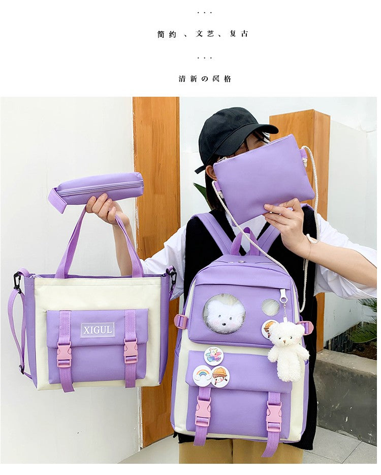 X2 MOCHILA KAWAY ESCOLAR