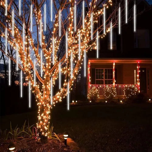 LUCES NAVIDEÑAS EN FORMA DE LLUVIAS