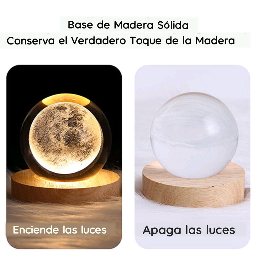 Bola de Cristal con Luz LED