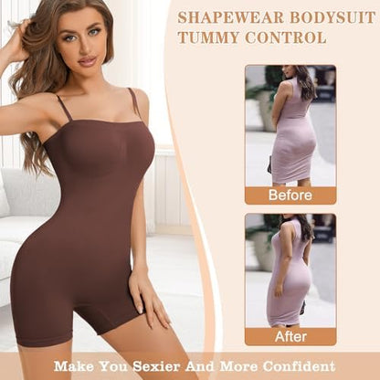 SHAPERX Strapless Bodysuit