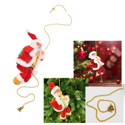 DECORACION PAPA NOEL CON CUERDA