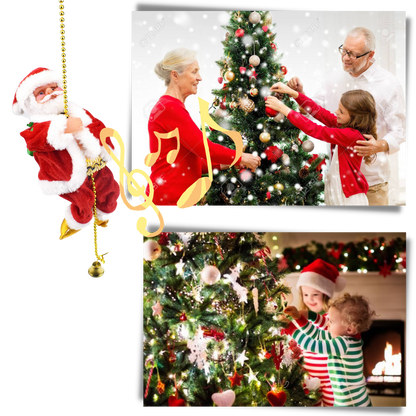 DECORACION PAPA NOEL CON CUERDA