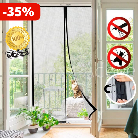 MALLA MAGNÉTICA ANTIMOSQUITOS CON CIERRE AUTOMÁTICO